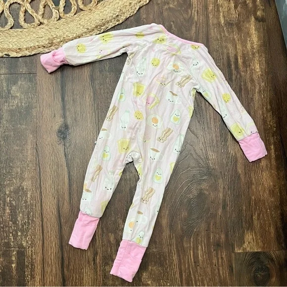 Caden Lane Breakfast In Bed Zippy Pajamas size 6-12 Months - Picture 4 of 4